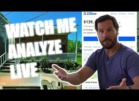 Watch Me Analyze a Deal To Flip LIVE!