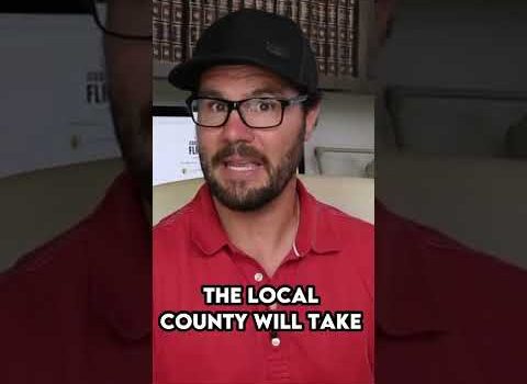 What Happens When A Homeowner is Behind On Property Taxes #shorts