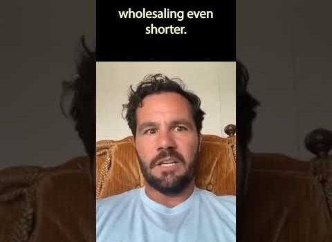 How Wholesalers Should Adjust in a Shifting Market #shorts