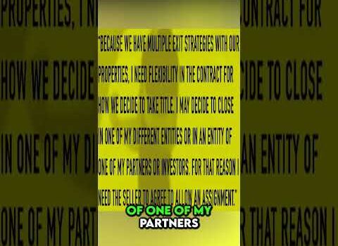 Exactly What I Say To Agents Before Closing An On Market Deal!