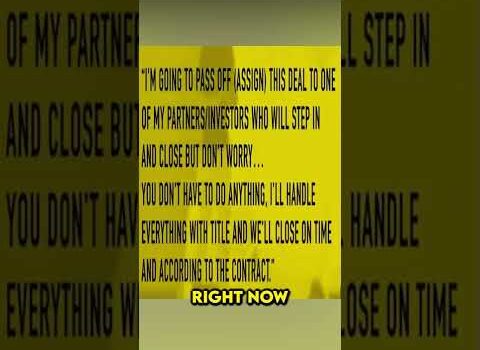 Exactly What To Say To Agents When Wholesaling On Market!