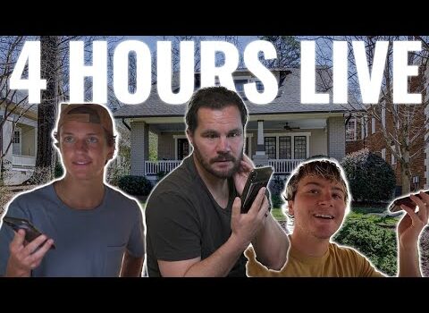 Wholesaling House With Teenagers – LIVE for 4 Hours!