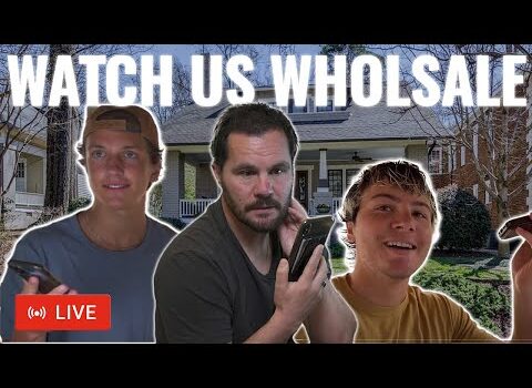 Watch Me Wholesale Houses LIVE With Teenagers!