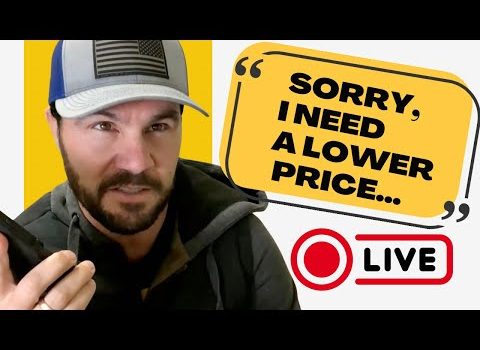 RE-NEGOTIATING Price With A Seller Sucks! (Watch Me Do It Live!)