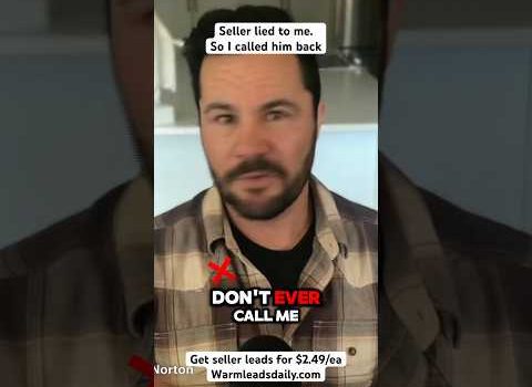 Seller lied to me. So I called back…