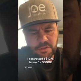 I contracted a $107k house for ONLY $6,000!