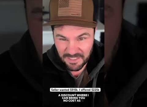 Explaining to a seller why my cash offer is so low…