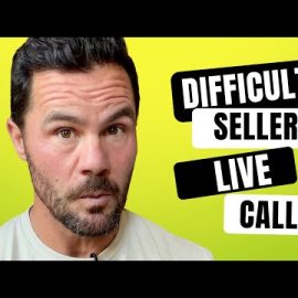 WATCH ME Negotiate With A Difficult Seller (LIVE CALL)