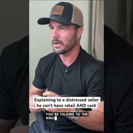 Explaining to a seller he can’t have retail and cash!