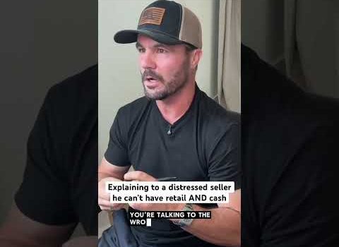 Explaining to a seller he can’t have retail and cash!