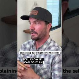 Explaining the due diligence process to the seller