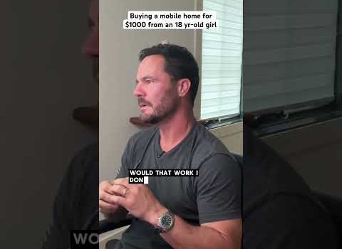 Buying a mobile home for $1000