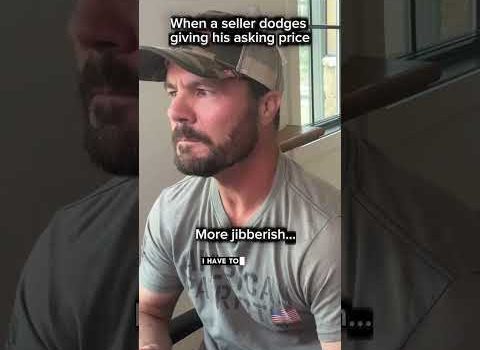 When a seller dodges giving you his asking price 🙄 When a seller dodges giving you his asking price 🙄